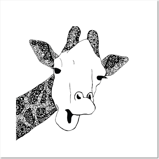 Giraffe Wall Art by HayleyLaurenDesign